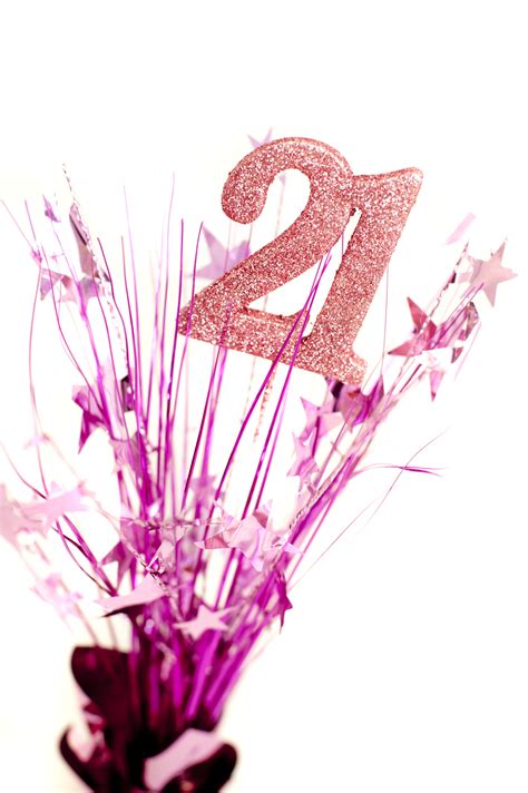 Celebrate Your 21st Birthday With A Free Happy 21st Birthday Background Download Now