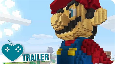Minecraft Wii U Edition Super Mario Mash Up Pack Trailer 2016 Wii U