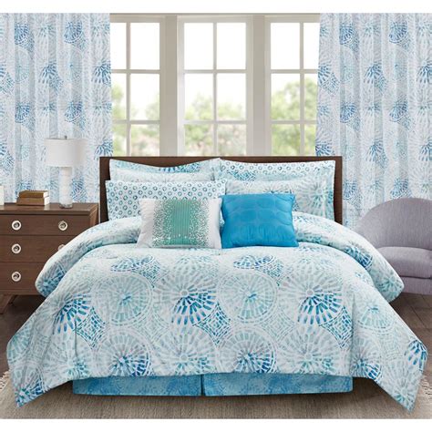 Looking for a good deal on queen comforter set with? Sara B. Sundial 4-Piece Blue Queen Comforter Set ...