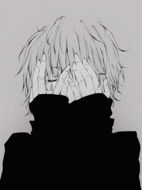 Dark Aesthetic Anime Boy Sad