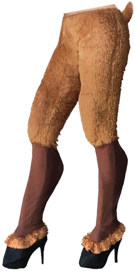 Mythical Creatures Faun Pants Satyr Cosplay Fur Goat Legs Adult Womens