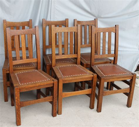 18 inches 46 cm depth: Bargain John's Antiques | Arts and Crafts Mission Oak Set ...