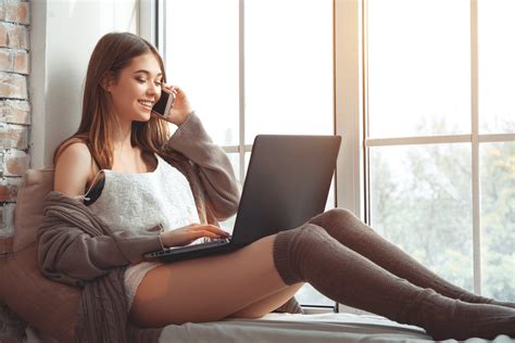 Wallpaper Women Long Hair Legs Sitting Socks Black Hair Laptop