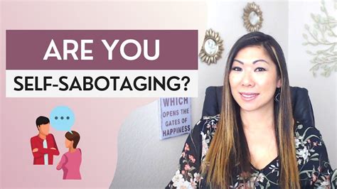 20 signs you might be self sabotaging your relationship youtube