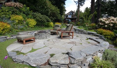 Flagstone Patio For A Natural Look