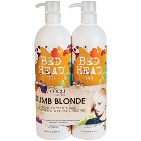 Bed Head Colour Combat Dumb Blonde Tween Shampoo Conditioner Duo My