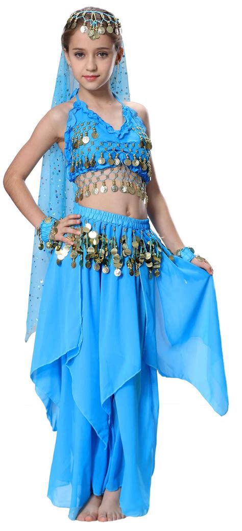 Pin De Angelina Wang Em Kids Belly Dance Costumes Fantasias Para