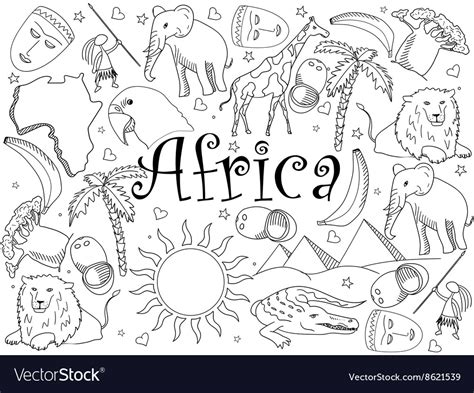 Africa Coloring Map Of Africa Coloring Pages Free World Geography