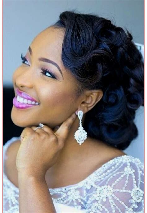 18 wedding hairstyles for black women to drool over 2018 chicwedd