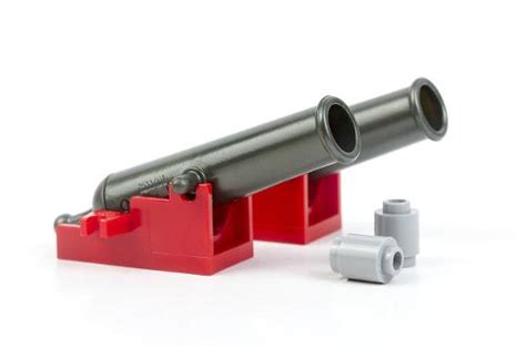 Lego® Pirate Minifigure Red Cannon Lot Red Shooting Cannons For
