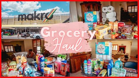 Monthly Grocery Haul Makro Dischem And Pick N Pay♡ Nicole Khumalo