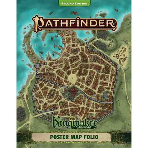 Pathfinder 2e Kingmaker Poster Map Folio Lazarus Games