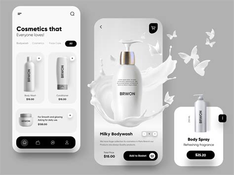 Cosmetic Mobile App Uxui Design By Ghulam Rasool 🚀 On Dribbble