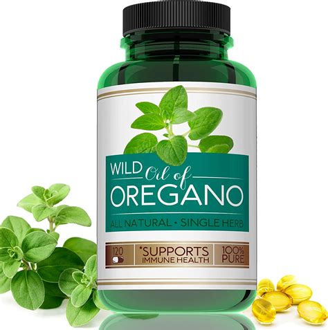 Oregano Oil Capsules 120 Liquid Softgels 70 Strength