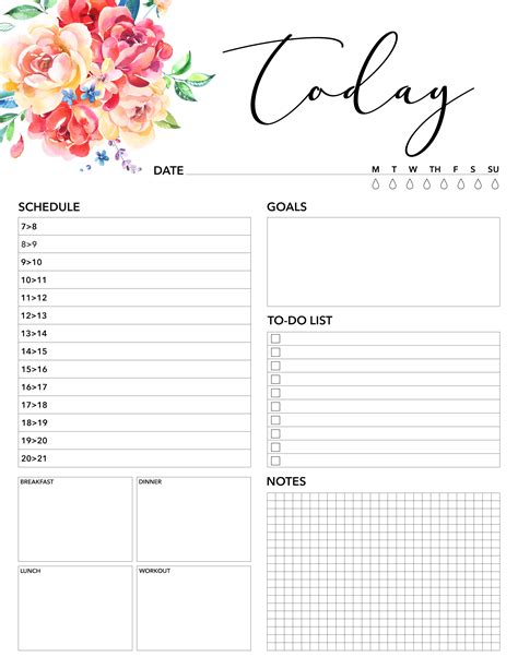 Free Printable 2019 Planner 50 Plus Printable Pages The Cottage Market
