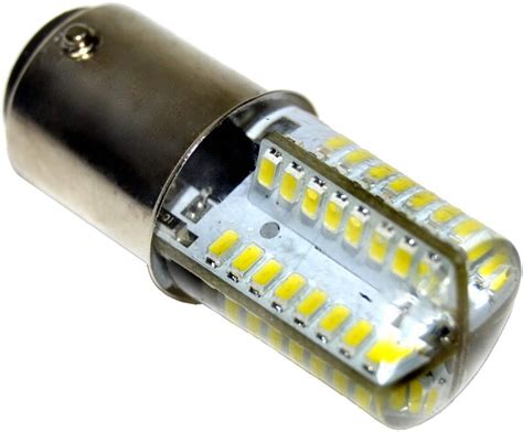 Hqrp 2 Pack 110v Led Light Bulbs Cool White For Pfaff 7510 7530