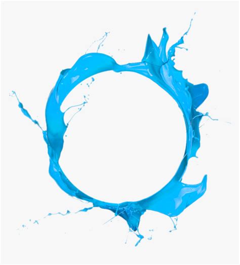  Royalty Free Circle Paint Blue Clip Art Circle Paint Splash Png