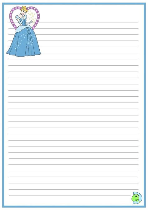 Cinderella Writing Paper