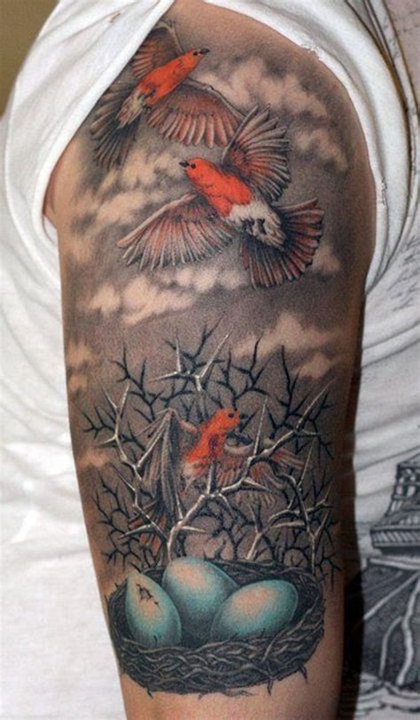 Half Sleeve Tattoo Designs 21 600×1029 Pixels Bird