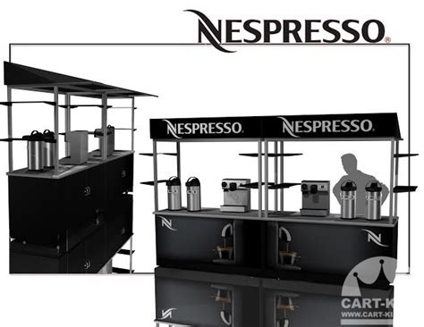 Nespresso Coffee Cart Kiosk Cart King International