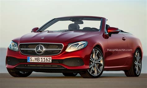 2018 Mercedes Benz E Class Cabriolet Rendered Might Debut In Geneva