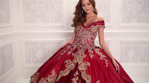 Red Princesa By Ariana Vara Pr22029 Quinceanera Dress Youtube