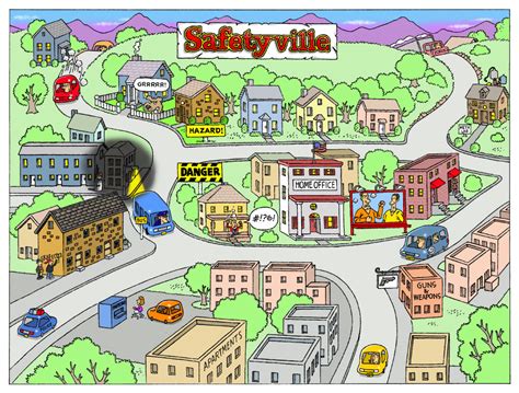 Cartoon City Maps