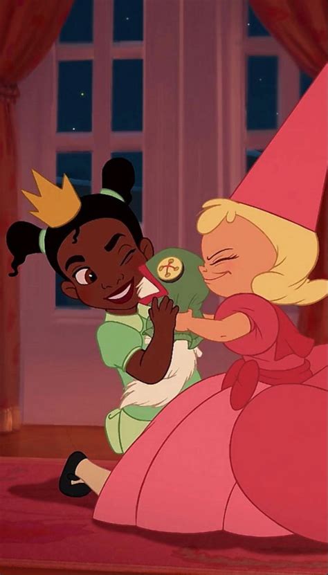 The Princess And The Frog Are Talking To Each Other