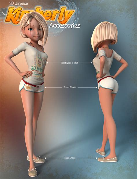 Kimberly For Genesis Accessories Daz 3d