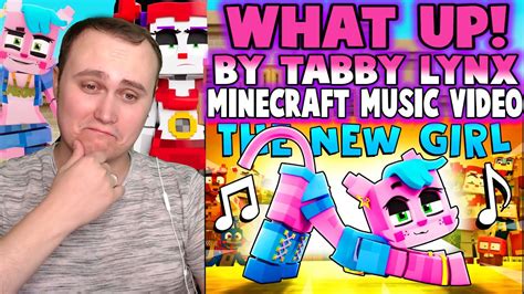 What Up By Tabby Lynx Minecraft Animated Music Video Reaction Youtube