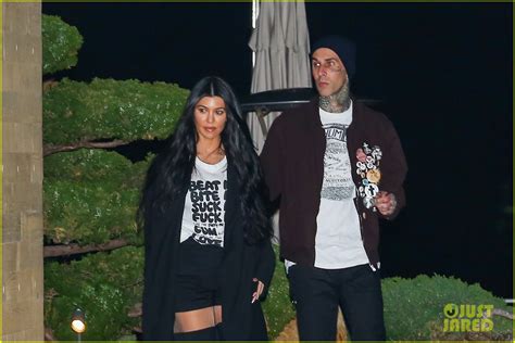 Kourtney Kardashian Wears A Nsfw Shirt For Date Night With Travis