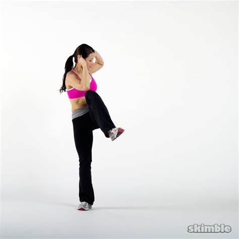 Cross Knees To Elbows Exercise How To Workout Trainer By