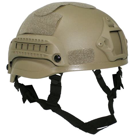 Tactical Patrol Helmet Mich 2002 Rails Padding And Chin Strap Airsoft