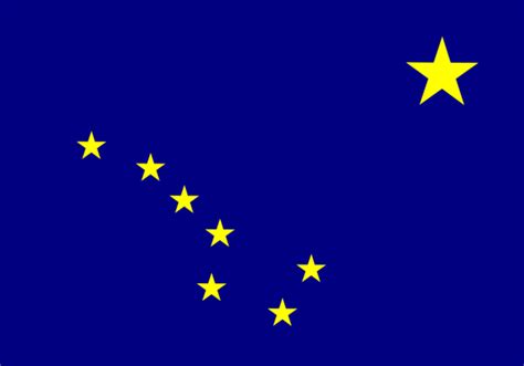 Free Picture State Flag Alaska