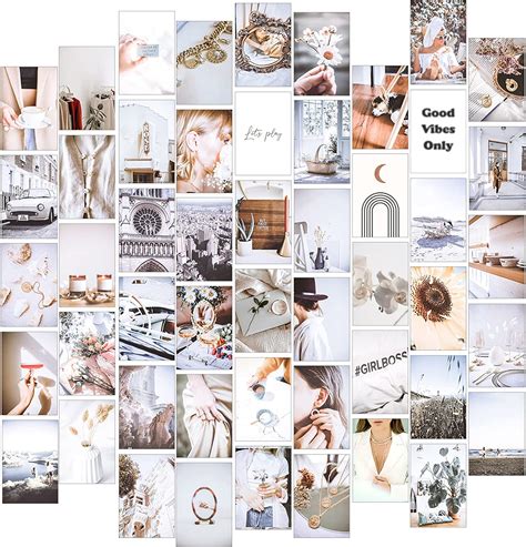 Coquette Room Decor Wall Collage Kit Aesthetic Photos White Wall Art