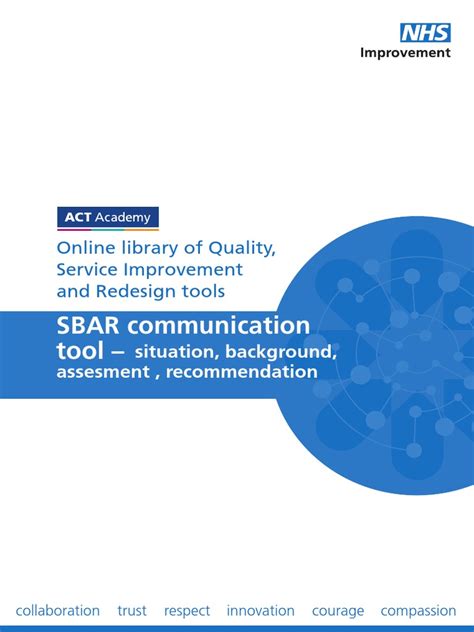 Sbar Communication Tool Medicine Health Care