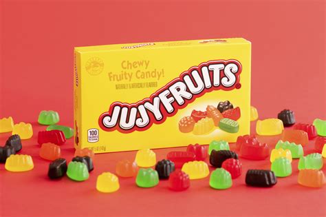 Jujyfruits Chewy Fruit Flavored Candies 5 Oz Theater Box