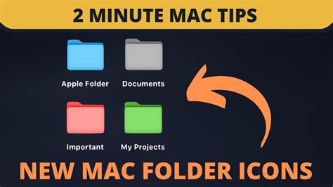 How To Change Mac Folder Icons Free Coloured Folders Youtube