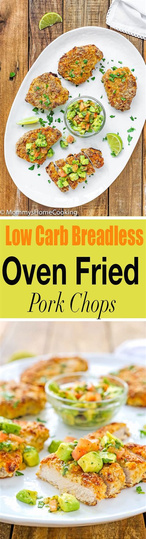 Sear the pork chops on the stovetop for just a few minutes until they brown. Skinny Oven Fried Pork Chops | Recipe | Fries in the oven, Fried pork chops, Fried pork