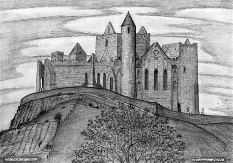 See more ideas about castle drawing, castle, colouring pages. The Rock of Cashel. Drawing by Pat Conroy