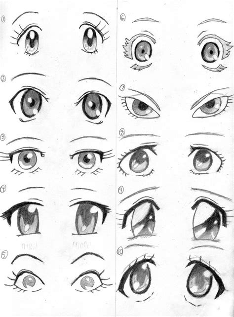 Practicin Eyes Olhos De Anime Fáceis Coisas Simples Para Desenhar