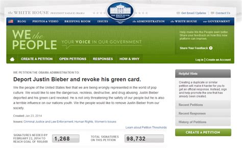 Check spelling or type a new query. Deport Justin Bieber and revoke his green card.