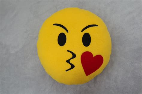 Angry Kissing Face Emoji Pillow Kissy Face Custom Emoji Etsy Emoji