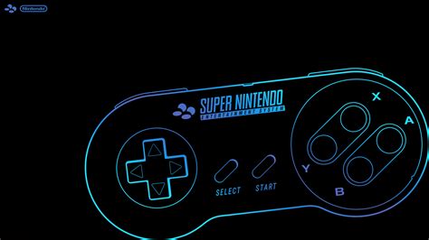 Wallpaper Snes Super Nintendo Logo Controllers 16 Bit Retro