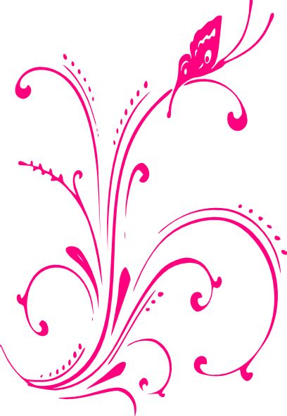 Butterfly Scroll Clip Art At Clker Vector Clip Art Online
