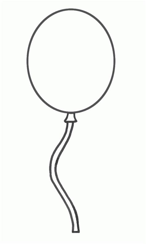 Ballon Colouring Pages Page 3 Coloring Home