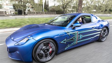 Maserati Preview Tavares Driving The Electric Granturismo Breaking
