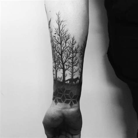 This Tree Line Cuff By Martynas Šnioka Life Tattoos New Tattoos Body