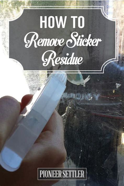 How To Remove Sticker Residue Homesteading Simple Self Sufficient Off