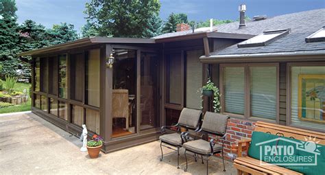 A sunroom enclosure refers to a structure with clear windows that are built attached to your house for the purpose of providing additional space. All Season Sunroom Addition Pictures & Ideas | Patio ...